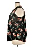 Siren Lily 100% Polyester Floral Black Sleeveless Blouse Size 2X - photo 5