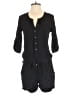 Express 100% Viscose Solid Black Romper Size S - photo 1
