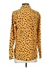 Equipment 100% Silk Animal Print Yellow Long Sleeve Silk Top Size XS - photo 2