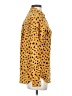 Equipment 100% Silk Animal Print Yellow Long Sleeve Silk Top Size XS - photo 4