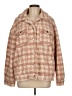 If by Sea 100% Polyester Plaid Pink Coat Size M - photo 1
