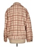 If by Sea 100% Polyester Plaid Pink Coat Size M - photo 2