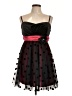 By & By 100% Polyester Hearts Black Cocktail Dress Size 13 - photo 1