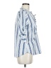 Eden & Olivia 100% Polyester Blue 3/4 Sleeve Blouse Size M - photo 4
