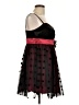 By & By 100% Polyester Hearts Black Cocktail Dress Size 13 - photo 4