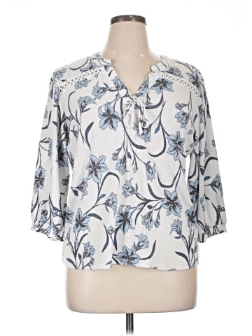 Fred David 3/4 Sleeve Blouse (view 1)