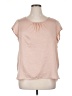 NY Collection 100% Polyester Pink Short Sleeve Top Size XL - photo 1