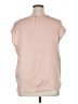 NY Collection 100% Polyester Pink Short Sleeve Top Size XL - photo 2