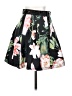 ASOS 100% Polyester Tropical Black Casual Skirt Size UK 8 / US 4 - photo 2