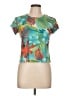 Chadwicks Tropical Teal Green Short Sleeve Top Size L (estimated) - photo 1