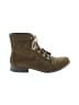 Forever 21 Brown Green Ankle Boots Size 7 - photo 1