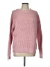Time and Tru 100% Recycled Polyester Houndstooth Pink Pullover Sweater Size L - photo 1