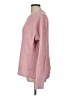 Time and Tru 100% Recycled Polyester Houndstooth Pink Pullover Sweater Size L - photo 5