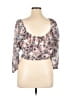Shabby Chic 100% Polyester Pink 3/4 Sleeve Blouse Size XL - photo 2