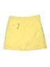 IZOD 100% Polyester Solid Yellow Casual Skirt Size 5 - photo 1