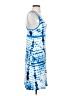 Dakini Tie-dye Blue Cocktail Dress Size S - photo 4