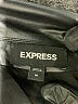 Express 100% Polyurethane Black Faux Leather Jacket Size M - photo 6
