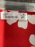 89th & Madison 100% Polyester Red Short Sleeve Blouse Size S - photo 7