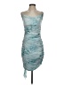 Unbranded Tie-dye Teal Cocktail Dress Size S - photo 1