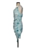 Unbranded Tie-dye Teal Cocktail Dress Size S - photo 5
