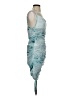 Unbranded Tie-dye Teal Cocktail Dress Size S - photo 4