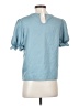 Shein 100% Polyester Blue Short Sleeve Blouse Size S - photo 2