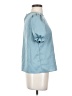 Shein 100% Polyester Blue Short Sleeve Blouse Size S - photo 4