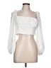Princess Polly 100% Polyester White 3/4 Sleeve Blouse Size 6 - photo 1