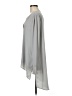 Kaari Blue 100% Polyester Gray Long Sleeve Blouse Size M - photo 5