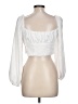 Princess Polly 100% Polyester White 3/4 Sleeve Blouse Size 6 - photo 2