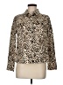 Chico's Animal Print Gold Jacket Size Med (1) - photo 1