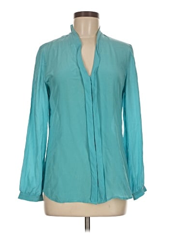 Banana Republic Long Sleeve Silk Top (view 1)