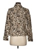 Chico's Animal Print Gold Jacket Size Med (1) - photo 2