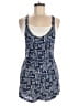 Ecote 100% Rayon Chevron-herringbone Blue Romper Size M - photo 1