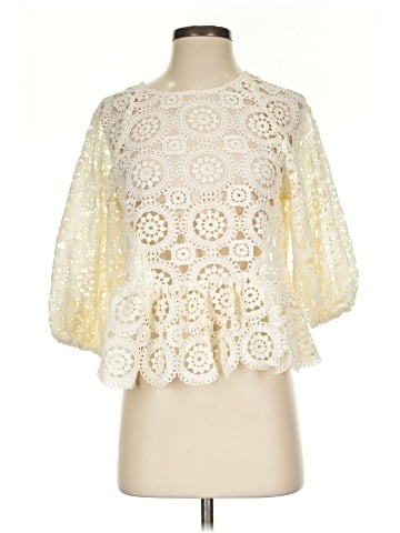 Just Fab 3/4 Sleeve Blouse (view 1)