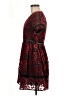 LUCCA 100% Recycled Polyester Paisley Red Casual Dress Size M - photo 5