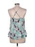 Buddy Love 100% Polyester Teal Sleeveless Blouse Size L - photo 2