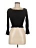 Assorted Brands Black 3/4 Sleeve Top Size M - photo 1