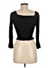 Assorted Brands Black 3/4 Sleeve Top Size M - photo 2