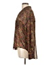 Free People 100% Polyester Paisley Brown Long Sleeve Blouse Size M - photo 5