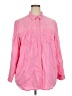 Intro 100% Lyocell Pink Long Sleeve Button-Down Shirt Size 2X - photo 1