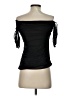 Vince Camuto Black Short Sleeve Top Size S - photo 2