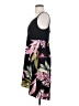 CAbi 100% Polyester Tropical Black Cocktail Dress Size S - photo 5