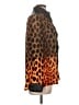 UNIF Animal Print Orange Long Sleeve Blouse Size L - photo 4