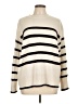 Divided by H&M Stripes Ivory Pullover Sweater Size L - photo 1