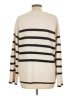 Divided by H&M Stripes Ivory Pullover Sweater Size L - photo 2