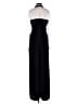 BCBGeneration 100% Polyester Color Block Black Jumpsuit Size 4 - photo 2