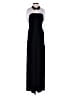 BCBGeneration 100% Polyester Color Block Black Jumpsuit Size 4 - photo 1