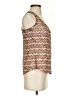 Trina Turk 100% Polyester Orange Sleeveless Blouse Size P (petite) - photo 4