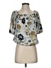 Evereve 100% Polyester Silver 3/4 Sleeve Blouse Size XS - photo 1